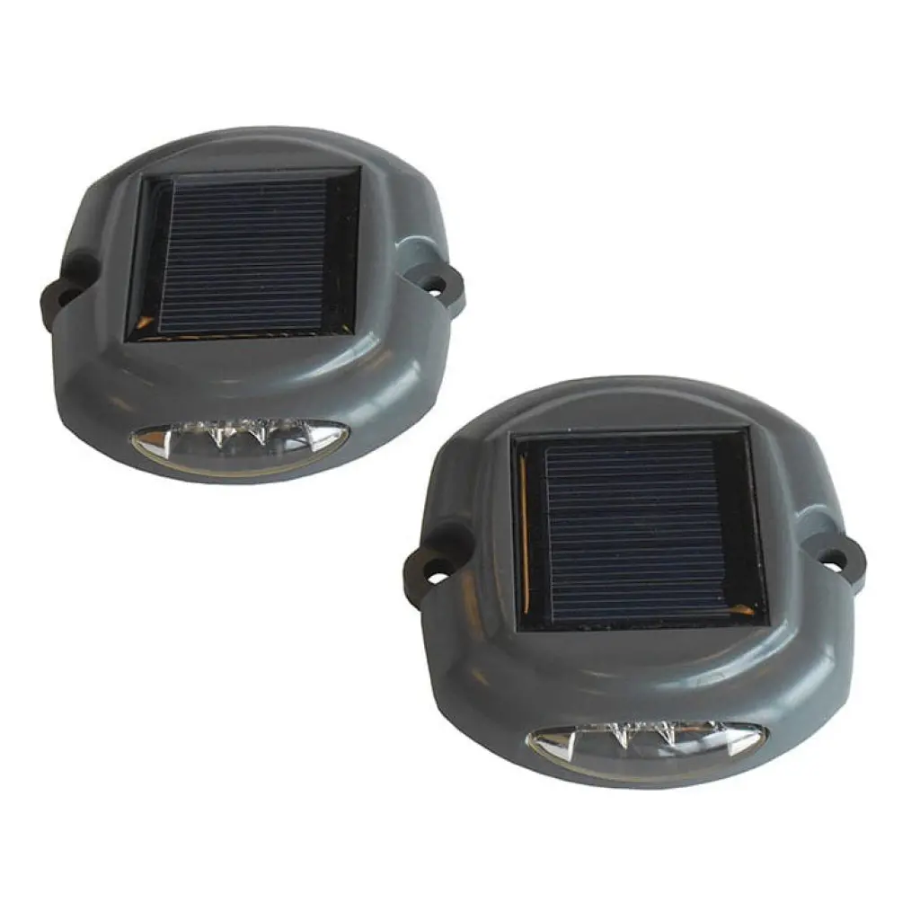 Docklite Solar Deck Light 2Pk 1