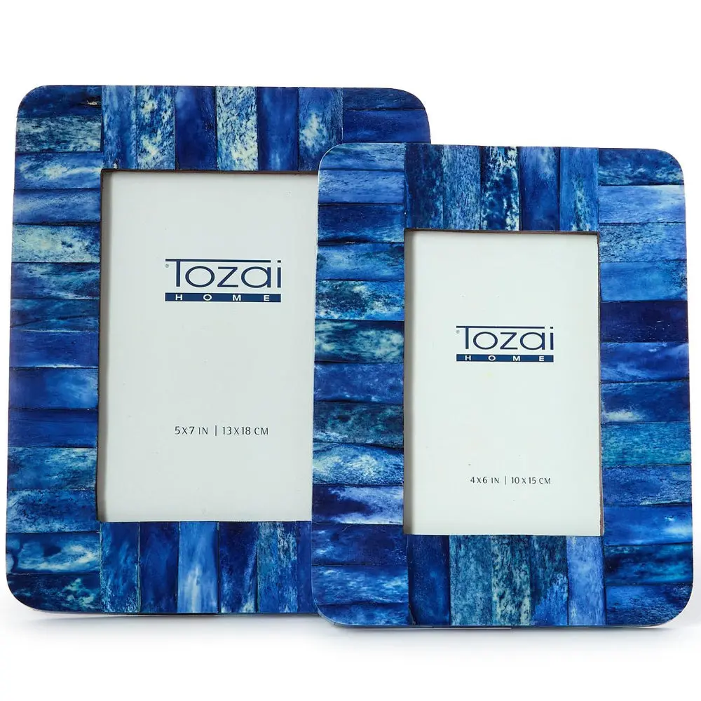 Tozai Ocean's Blue Inlaid Bone Photo Frame 1