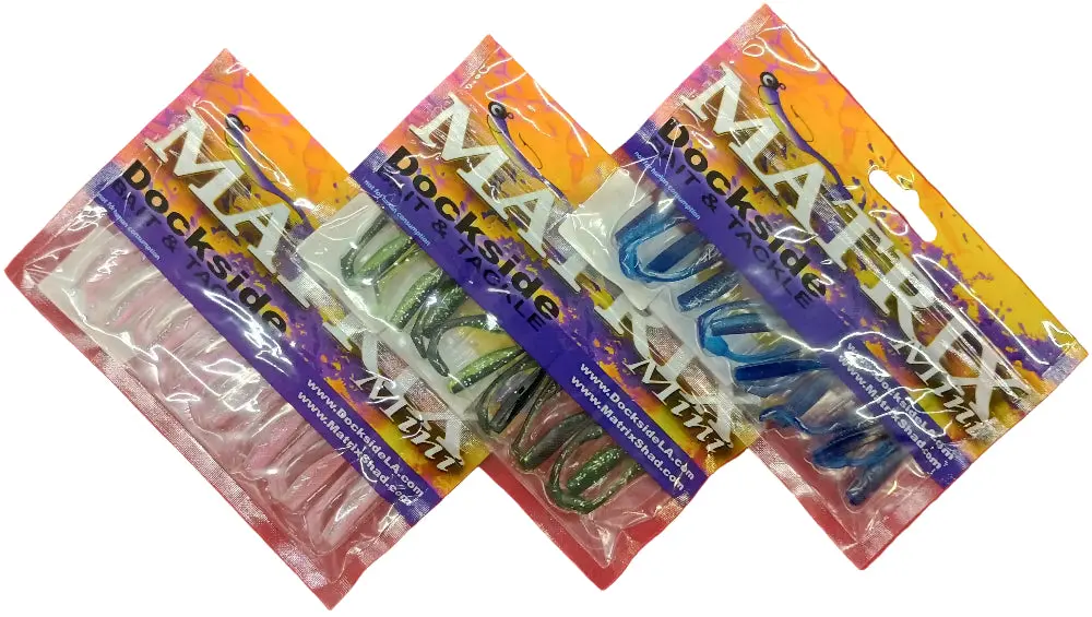 Dockside Matrix 2" Mini Shad Soft Lures - 15 Pc. 1