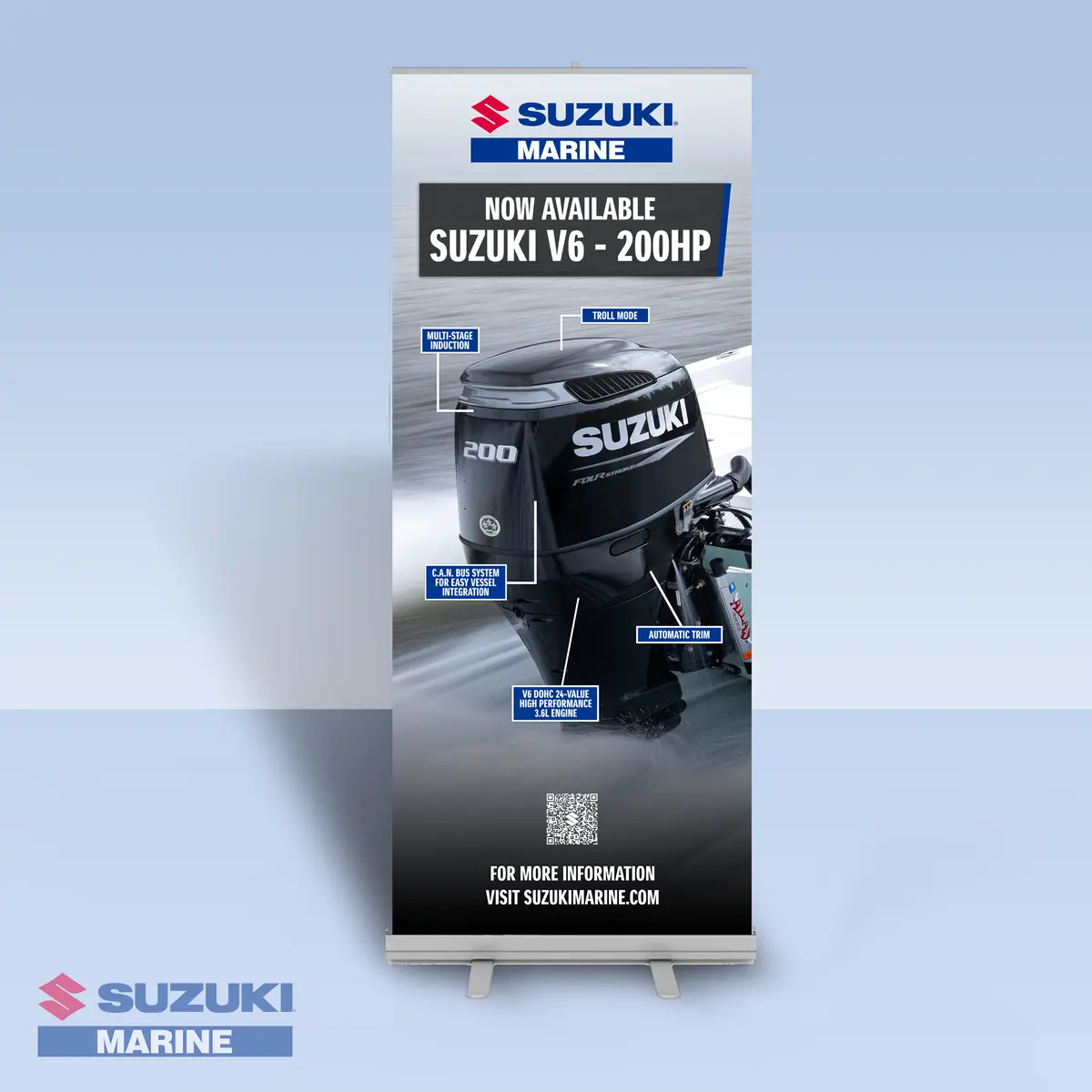 V6 200Hp - Bannerstand 1