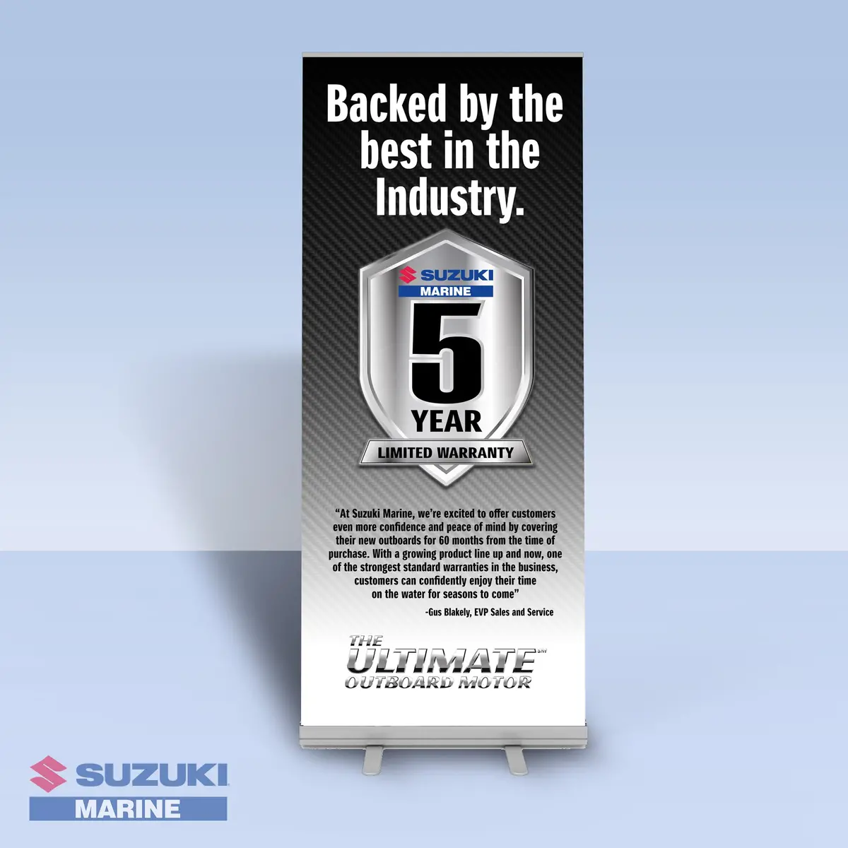 5 Year Warranty - Bannerstand 1