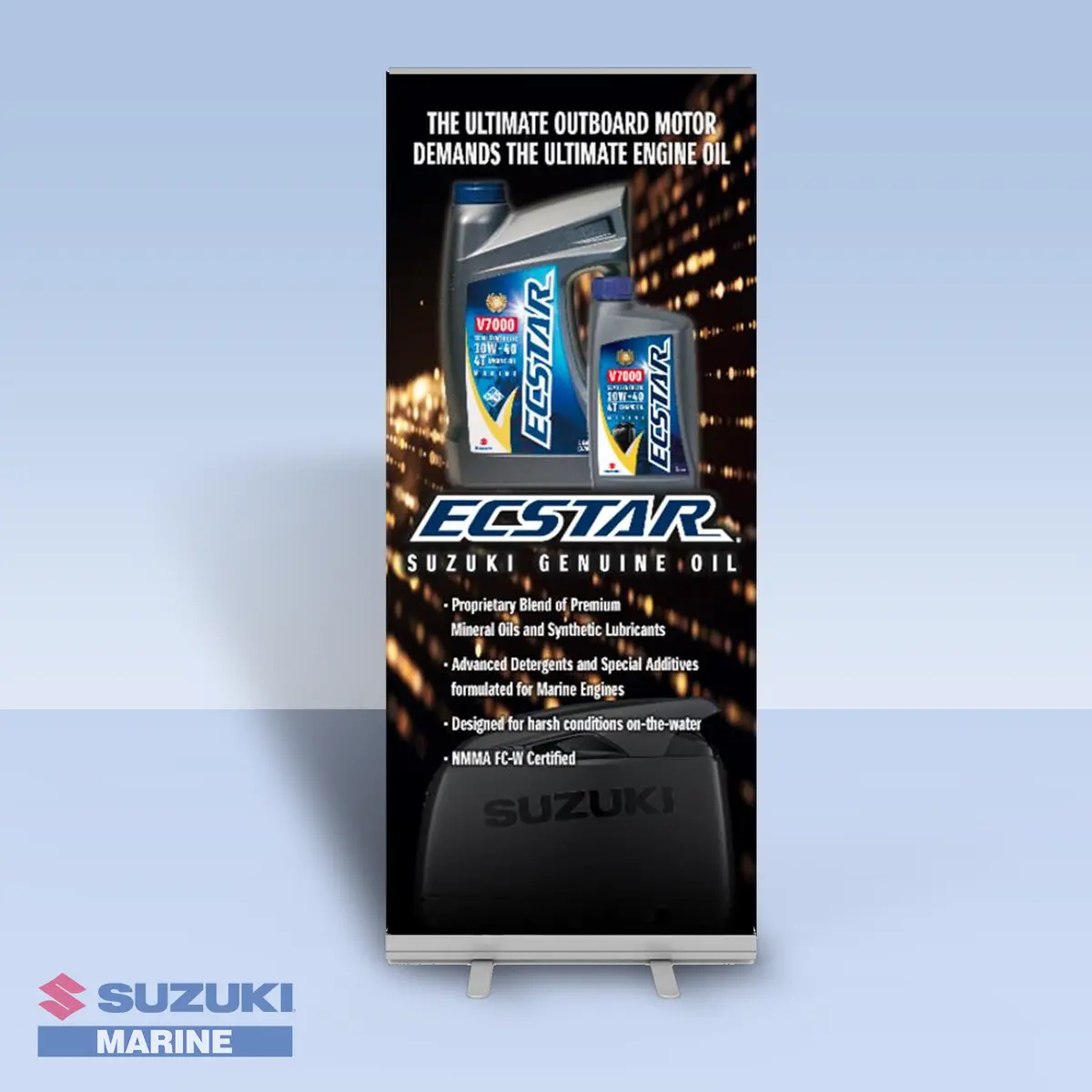 Ecstar Genuine Oil - Bannerstand 1