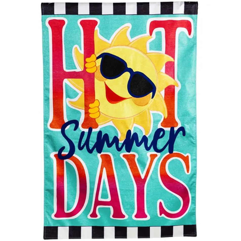Evergreen Summer Themed House Flags - 28" X 44" 2