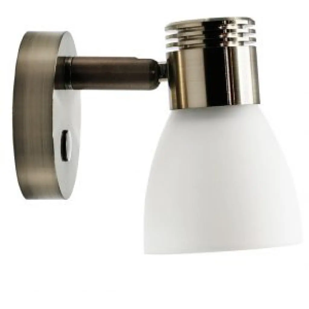 Luxor Led Round Light - Brush Nickel Ww 1