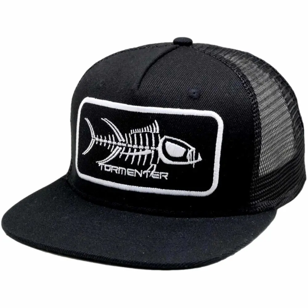 Tormenter Black Logo Patch Flat Bill Hat 1