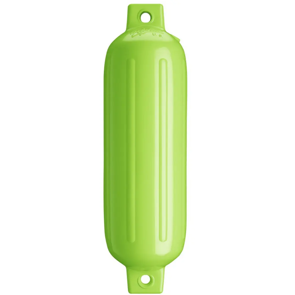 Polyform Twin Eye Fender - 5.5" X 20" Lime 1