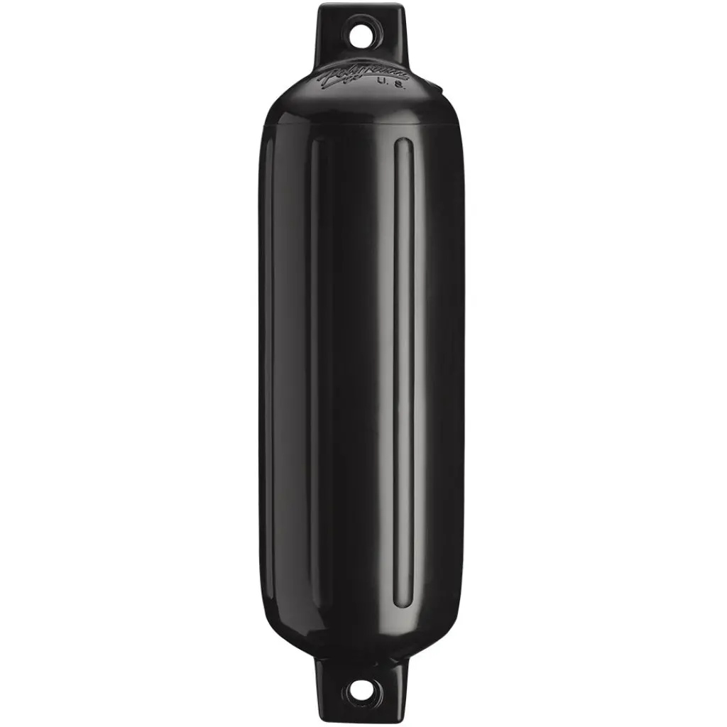 Polyform Twin Eye Fender - 6.5" X 23" Black 1