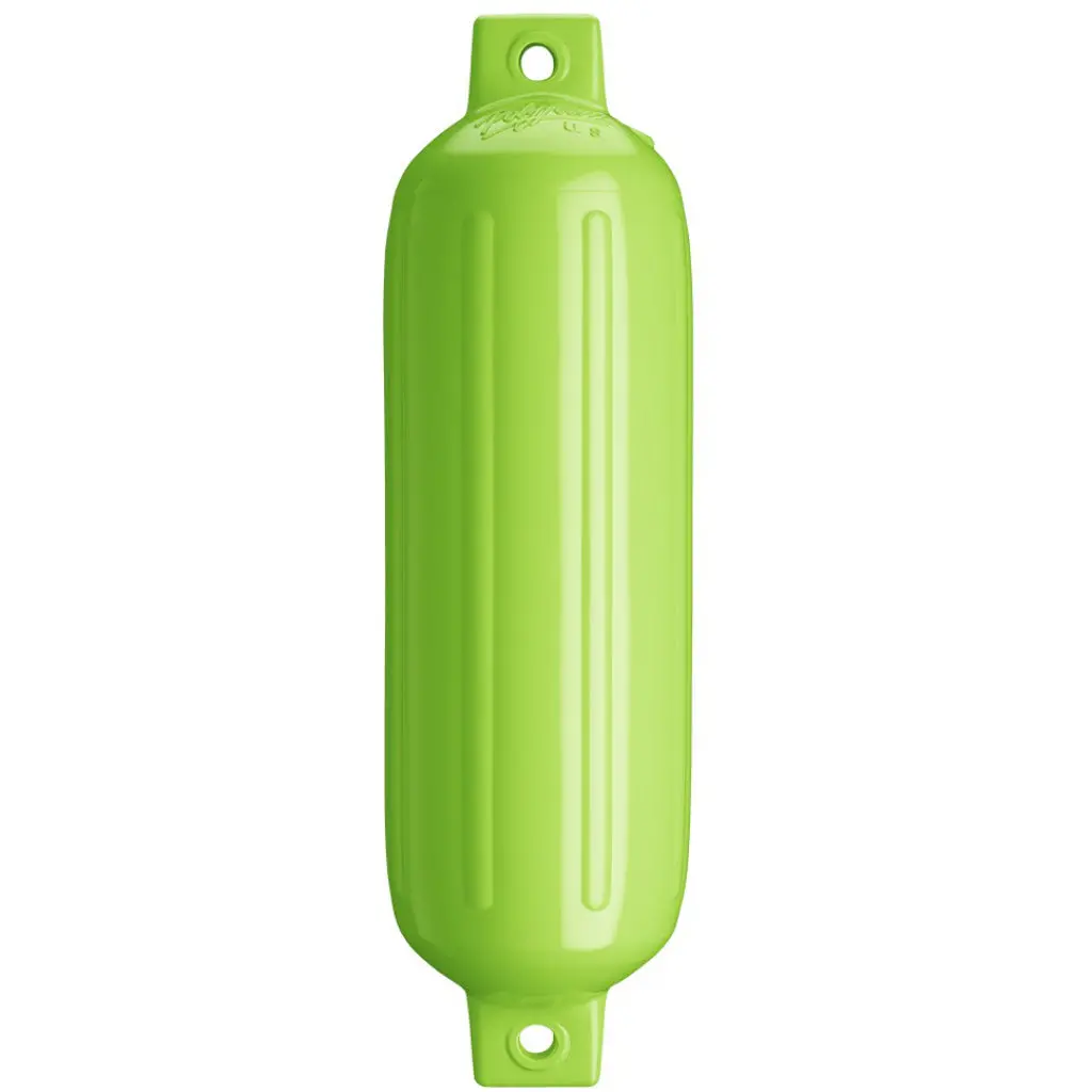 Polyform Twin Eye Fender - 6.5" X 23" Lime 1