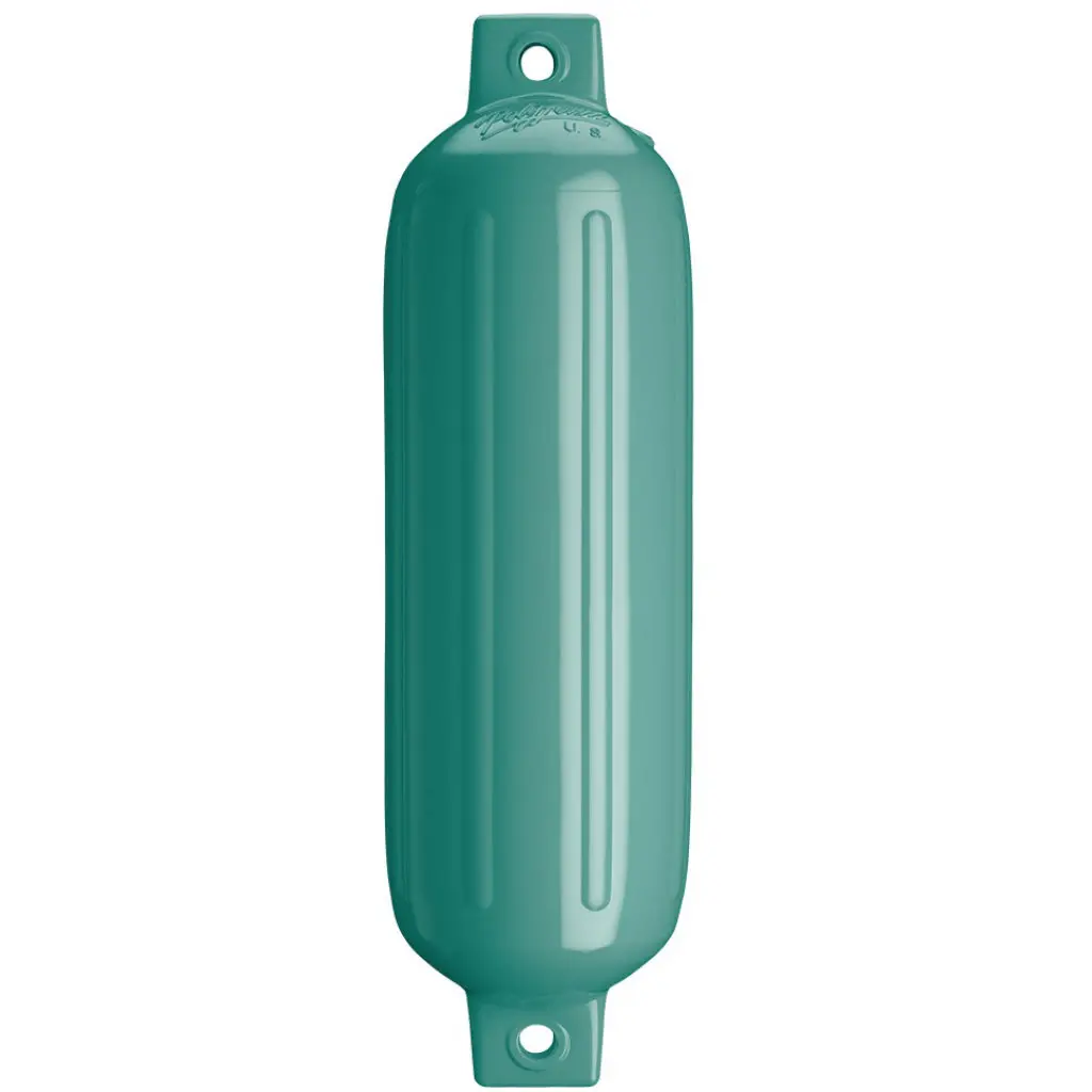 Polyform Twin Eye Fender - 6.5" X 23" Teal 1