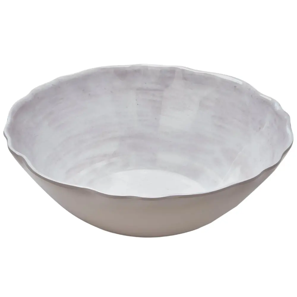 Merida Melamine Serving Bowl (Antique White) - 11.75" 1