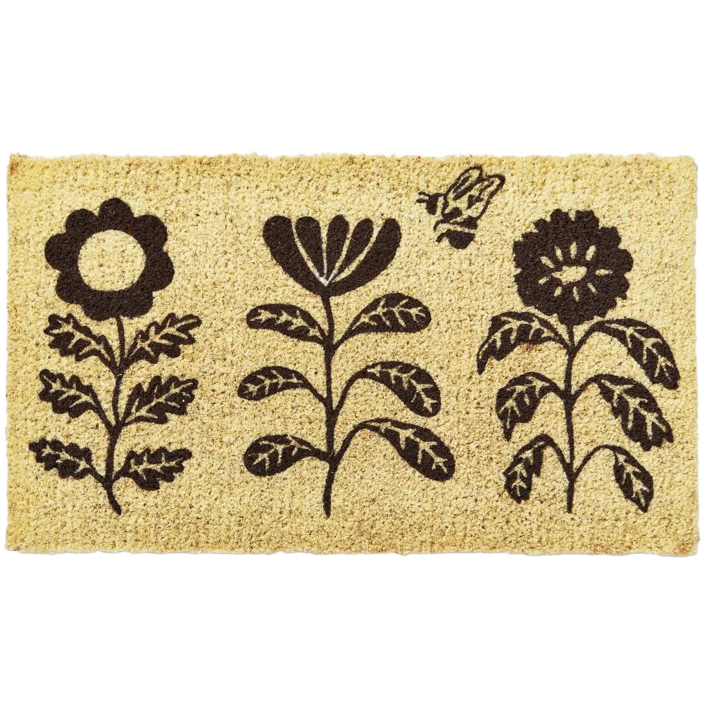 Wildflower Trio Coir Mat - 17" X 30" 1
