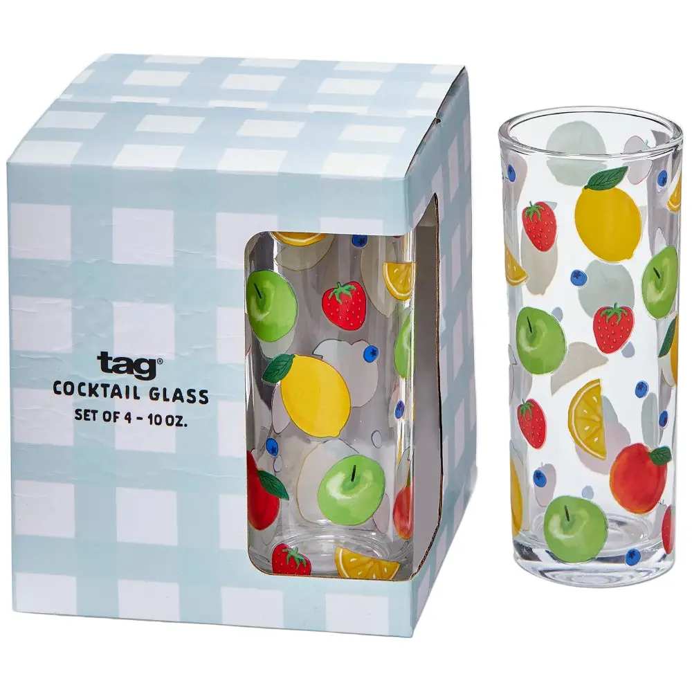 Tag Fresh Pick Drinking Glasses - 4 Pc. 1