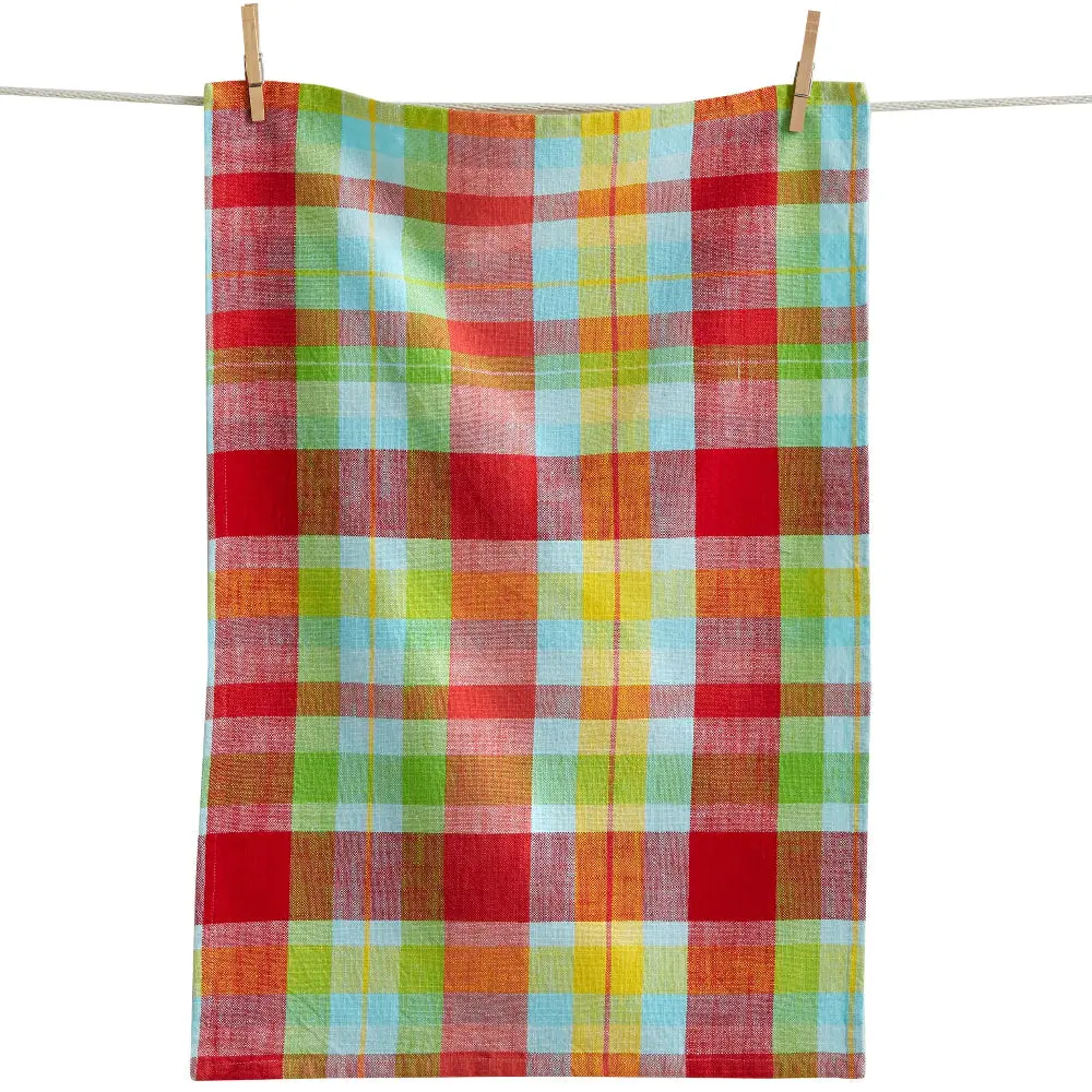 Tag Fresh Pick Plaid Cotton Dishtowel - 18" X 26" 1