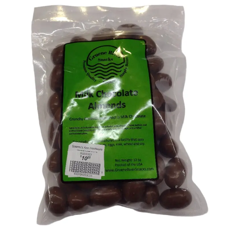 Gruene River Chocolate Covered Almonds - 8 Oz. & 12 Oz. 1