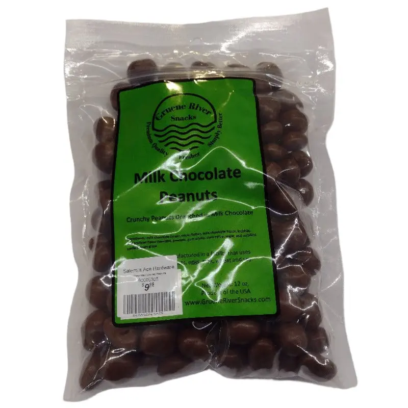Gruene River Chocolate Covered Peanuts - 8 Oz. & 12 Oz. 1