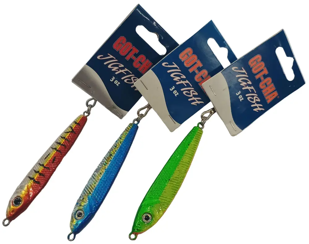Sea Striker Got-Cha! Jigfish Weighted Hard Lures - 2 Oz. To 4 Oz. 1
