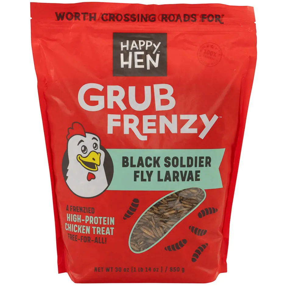 Happy Hen Grub Frenzy Chicken Treats - 30 Oz. & 5 Lb. 1