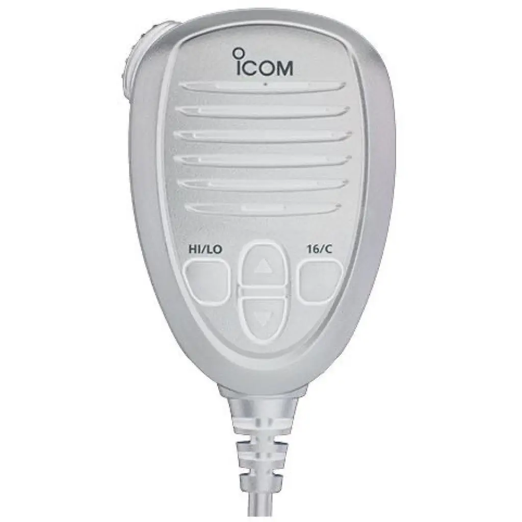 Icom Hm-235B Microphone - Ic-M330 White 1