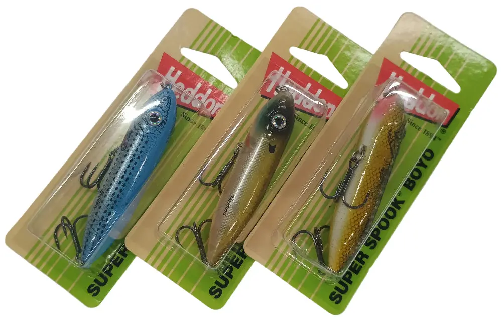 Heddon Super Spook Boyo 3/8 Oz. Hard Lures - 3" 1