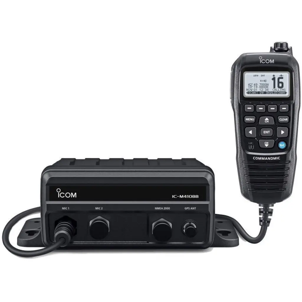 Icom Ic-M410bb Vhf Black Box W/Commandmic 1