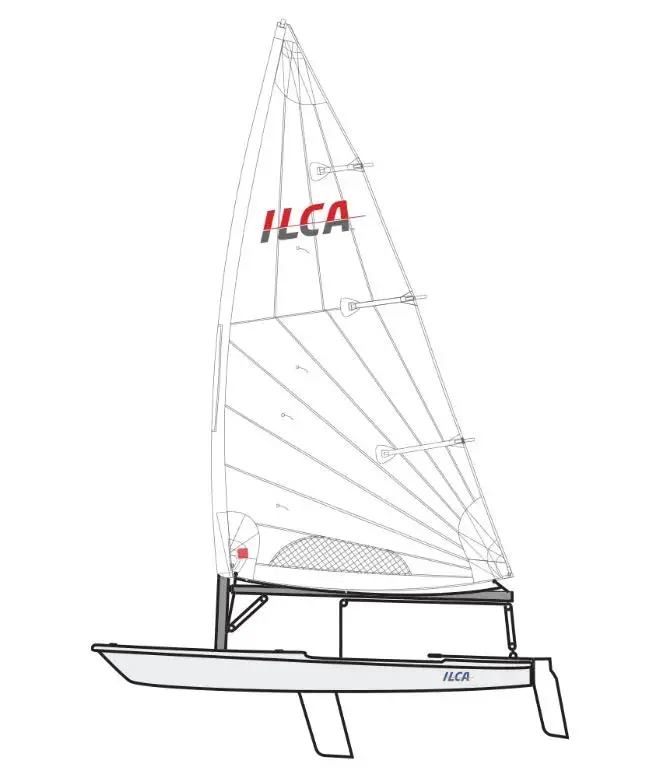 Ilca 7/6/4 Psa Elite Dinghy Package – New 223*** Sail Numbers. Composite Top Mast 1