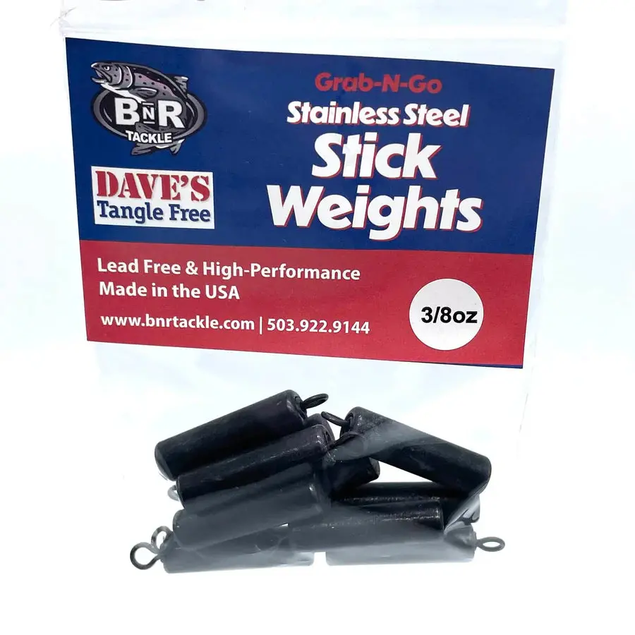 Bnr Steel Stick Fishing Weights 3/8 Oz 1
