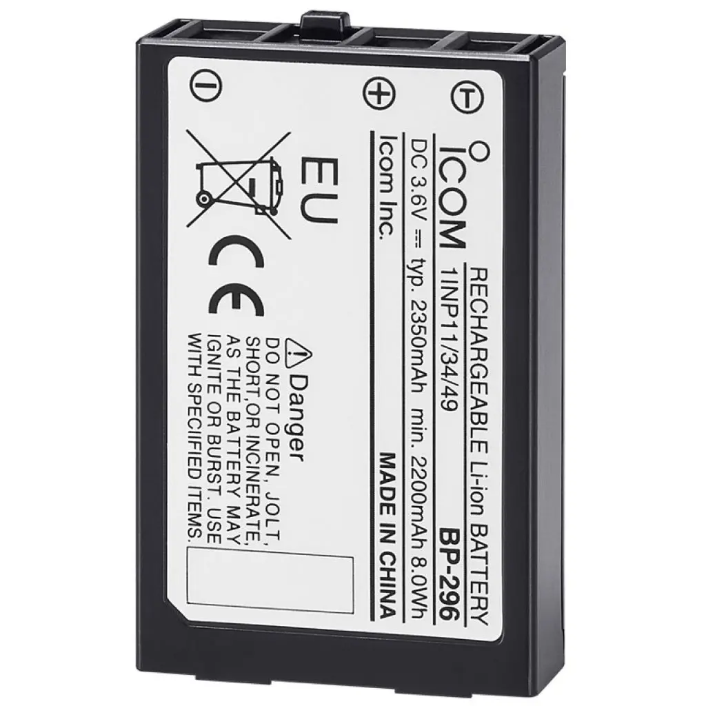 Icom Li-Ion Battery, M37 Handheld Vhf 1