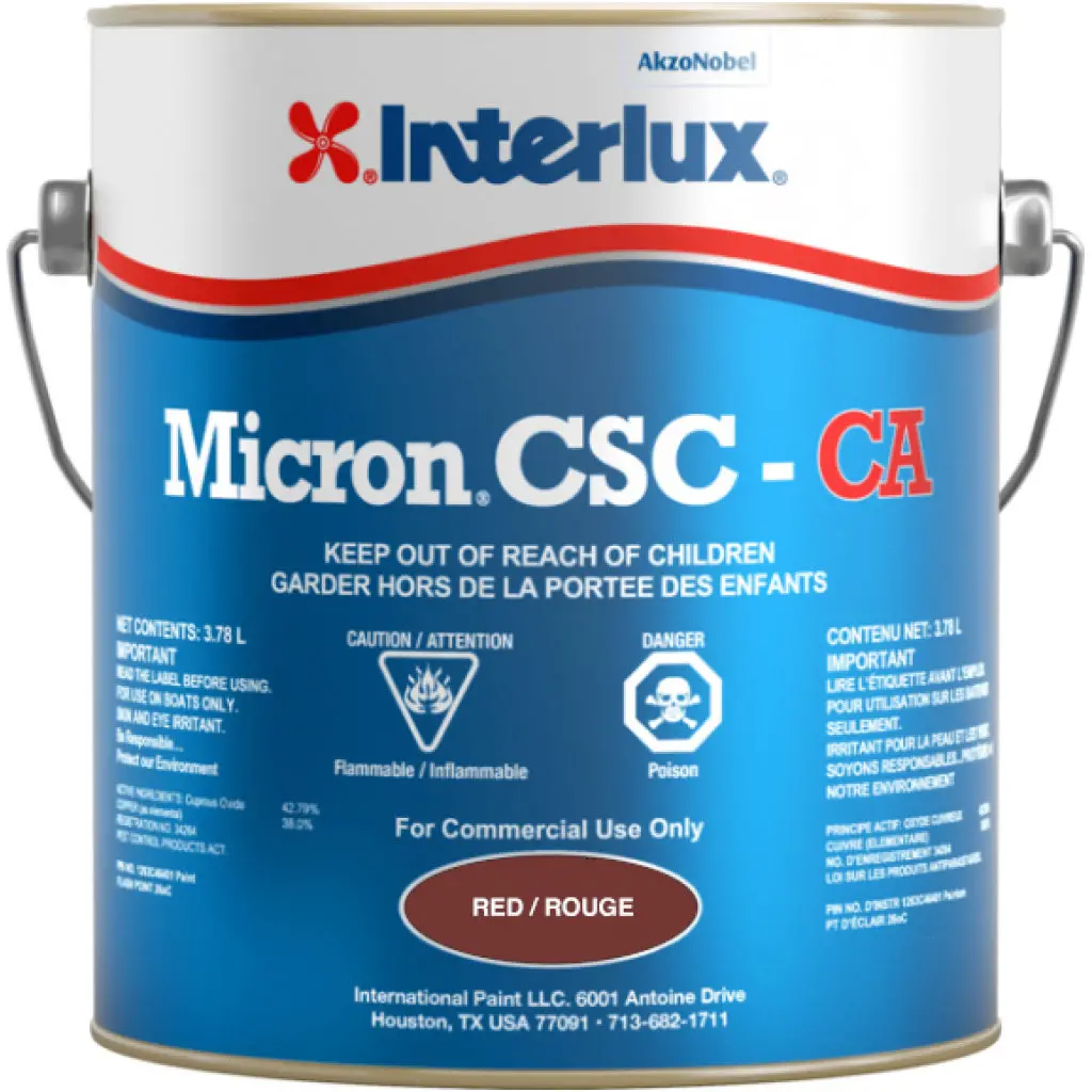 Interlux Micron Csc-Ca Red Gallon *Pick-Up Only* 1