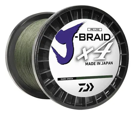 Daiwa J-Braid X4 Braided Line - 150Yds 1