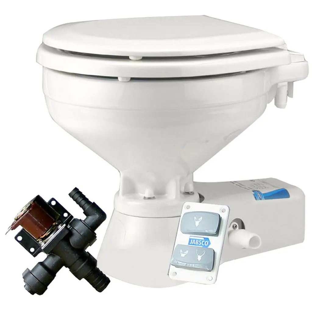 Jabsco 12V Quiet Flush Electric Toilet Alt To 1092 1