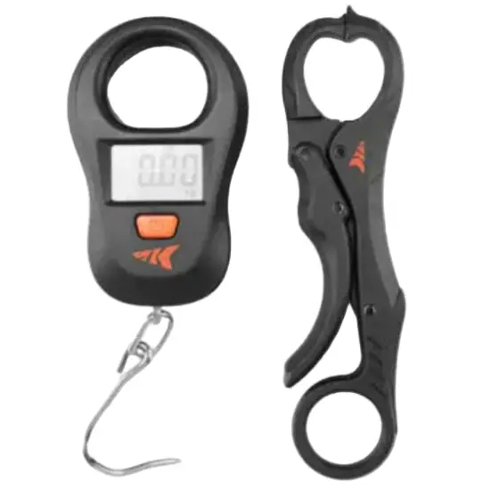 Kastking Digital 55 Lb. Fishing Scale & Lip Grip Set 1