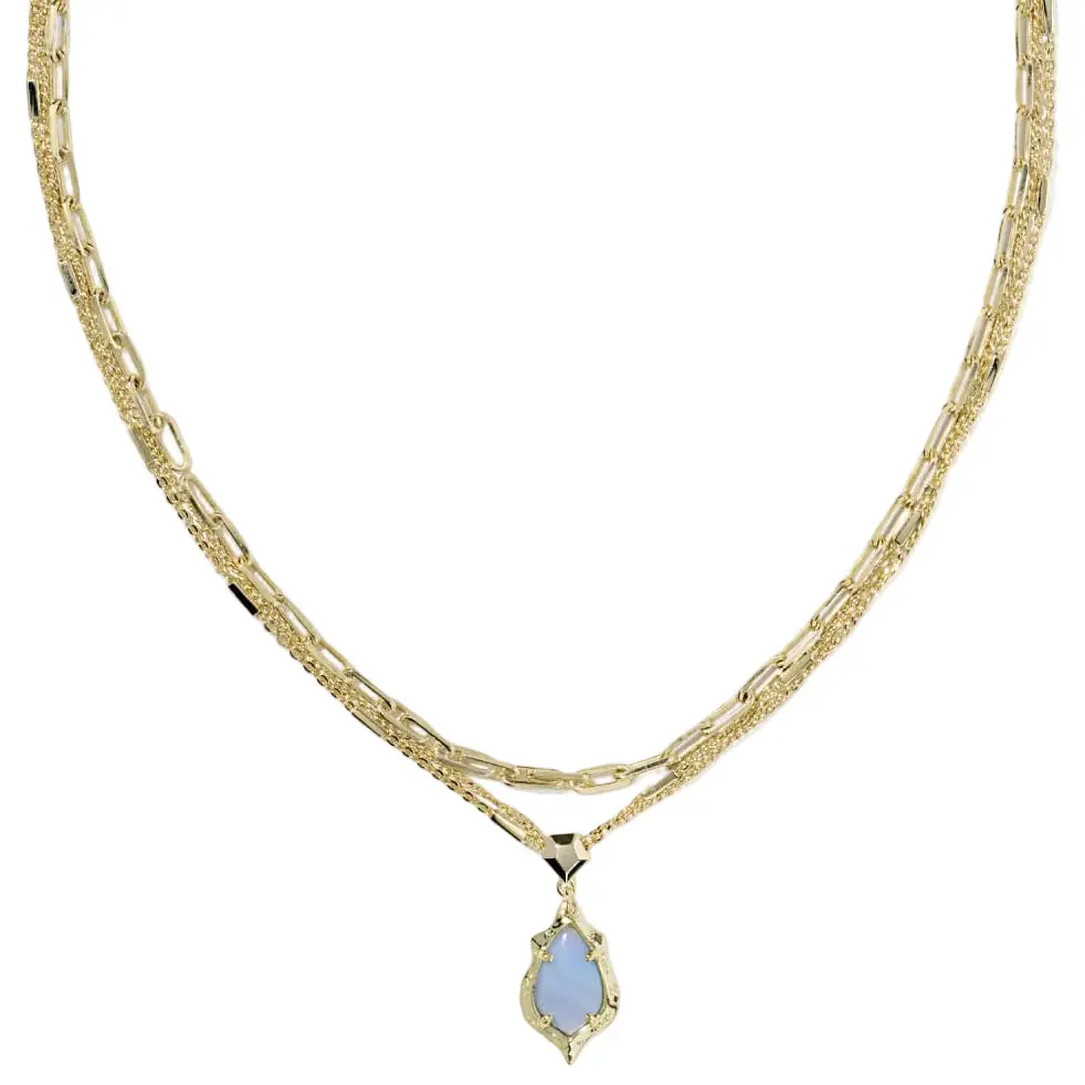 Kendra Scott Adriana Gold Scalloped Multi-Strand Necklace 1
