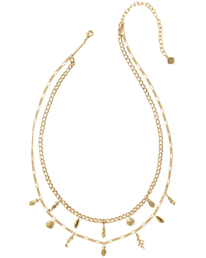 Kendra Scott Alexa Gold Multi-Strand Necklace 1