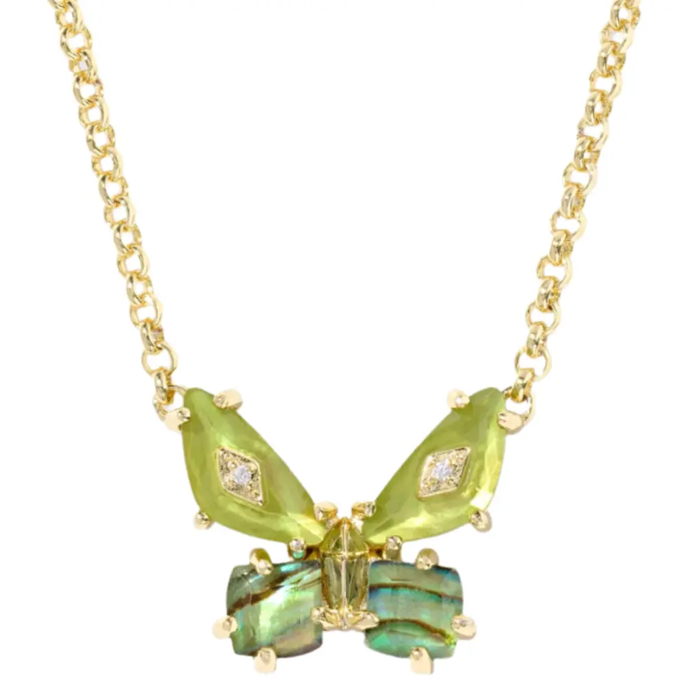 Kendra Scott Bianca Butterfly Short Pendant Necklace 1