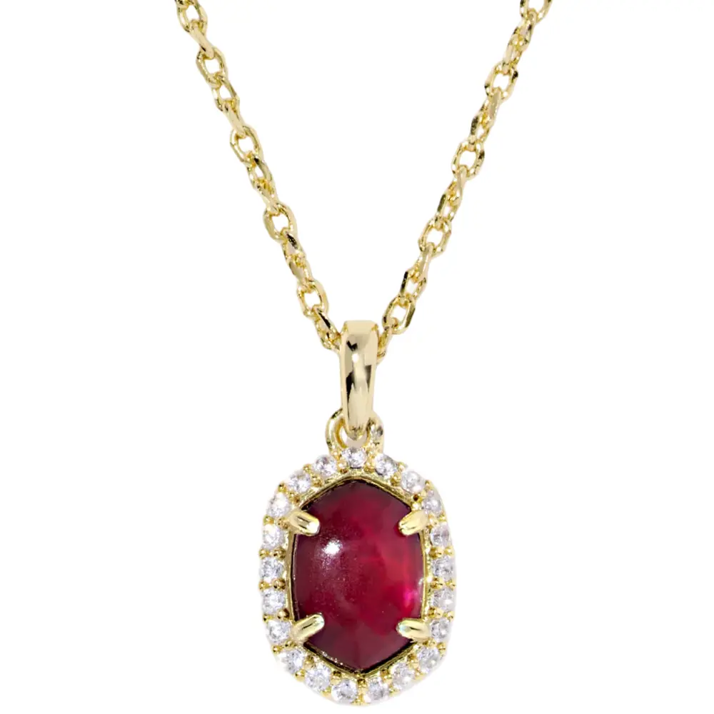 Kendra Scott Daphne Crystal Frame Short Pendant Necklace 1