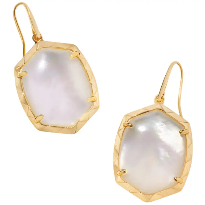 Kendra Scott Daphne Gold Drop Earrings 1
