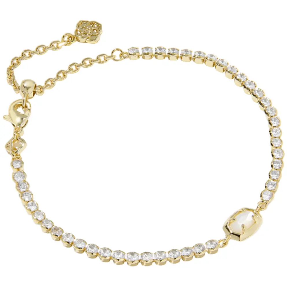 Kendra Scott Emilie Gold Tennis Bracelet 1