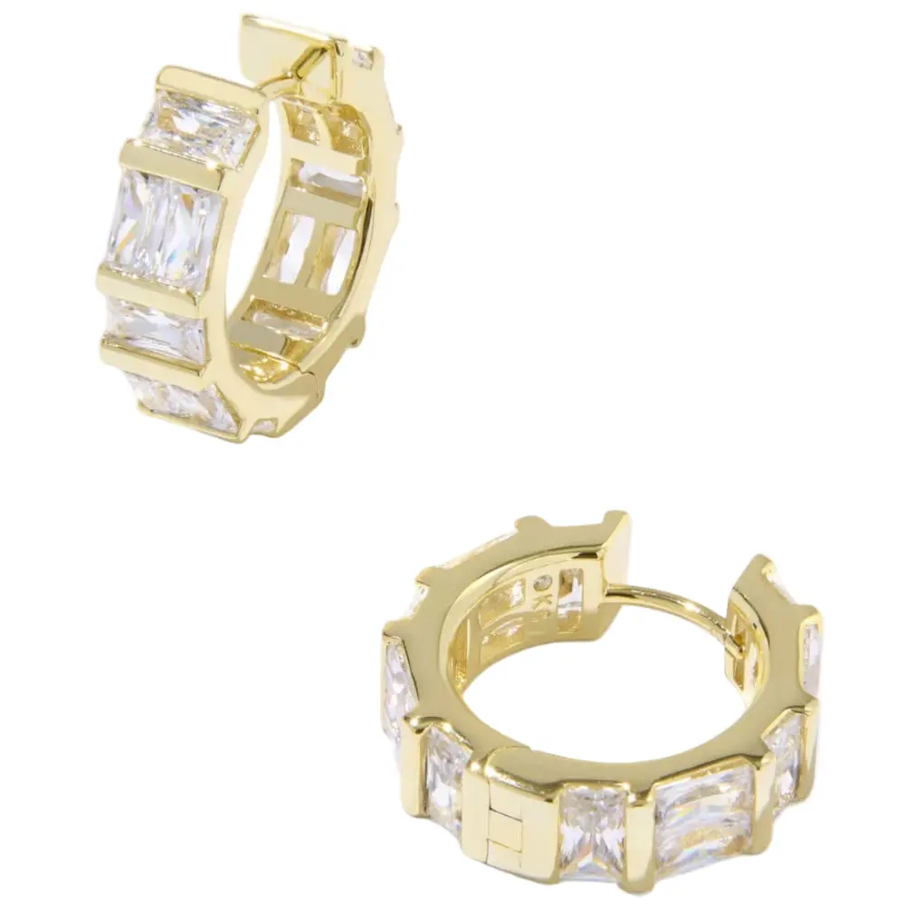 Kendra Scott Jamie Crystal Huggie Earrings 1