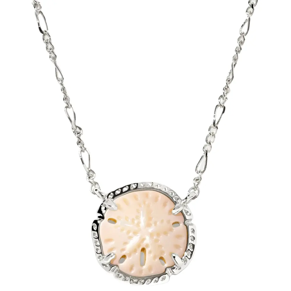 Kendra Scott Silver Sanddollar Pendant Necklace 1