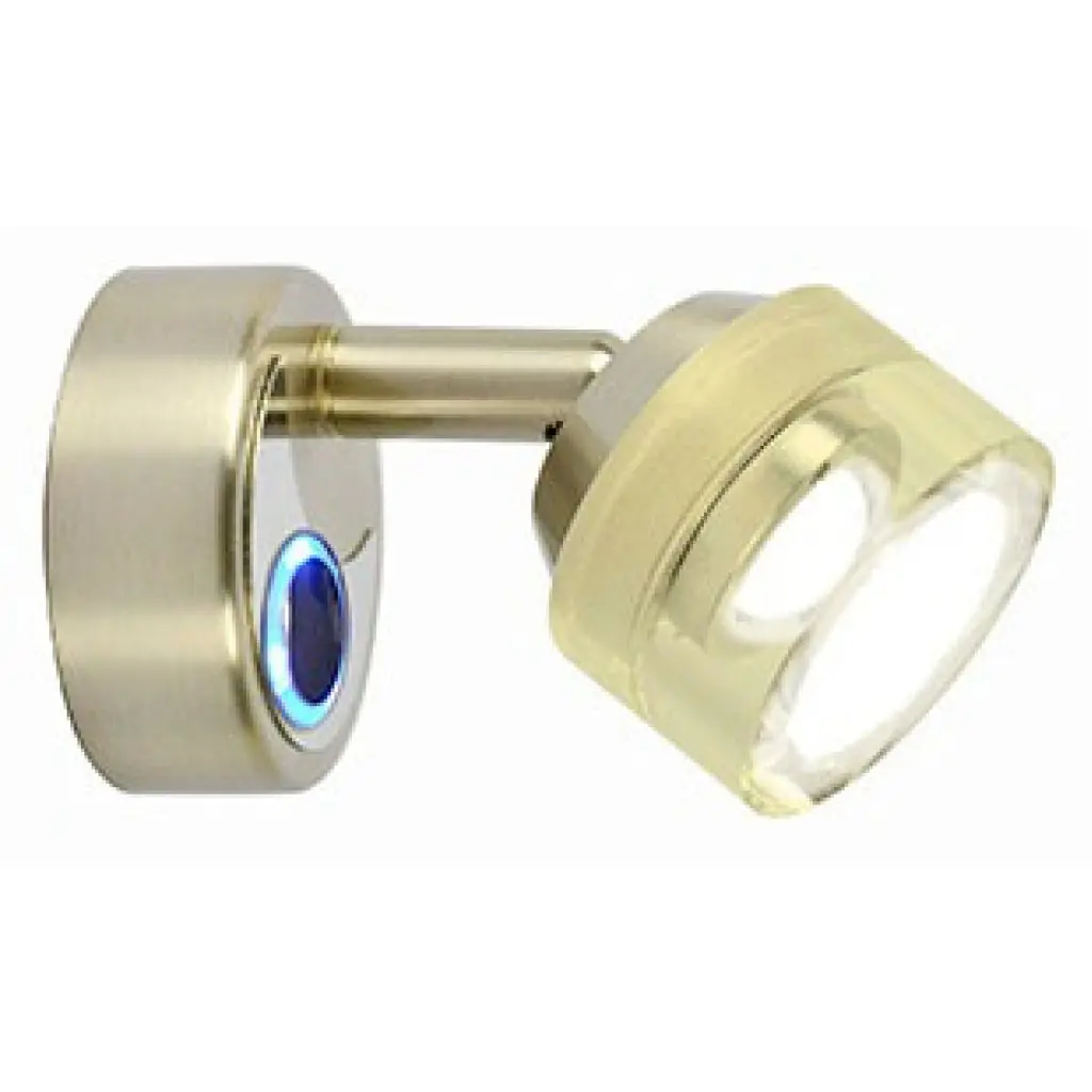 Luxor Led Brushed Nickel Wall Light - Warm White 1