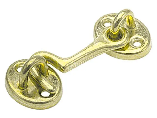 Talamex Marine-Grade Brass Cabin Hook for Boats and RVs