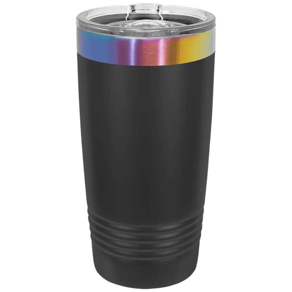 Polar Camel Stainless Steel Insulated Ringneck Tumblers (Prismatic) - 20 Oz. (Blank) 1