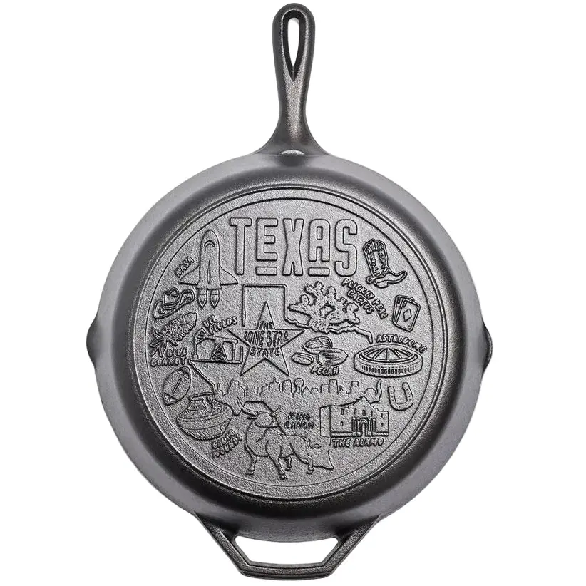 Lodge Cast Iron Texas Skillet - 12" 1