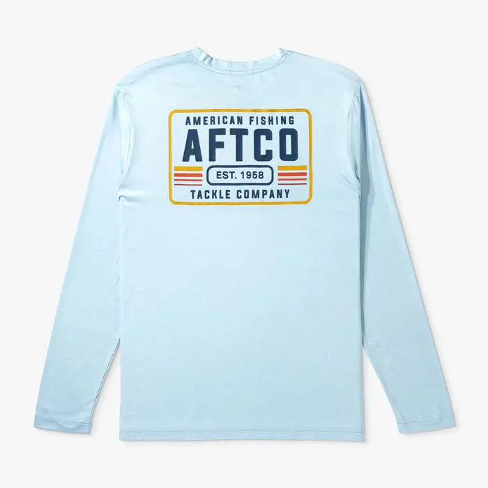 Aftco License Plate Ls Sun Protection Shirt Men's 1
