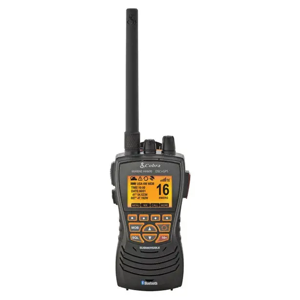 Cobra Hh600 Floating Vhf Radio With Dsc, Gps And Bluetooth 1