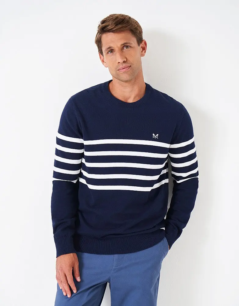 Crew Ross Striped Organic Knit 1