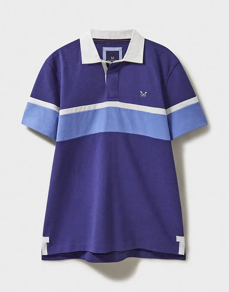 Crew Clothing Short Sleeve Stripe Rugby 1