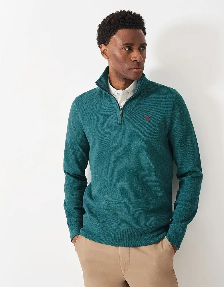 Crew Clothing French Rib Half Zip 1