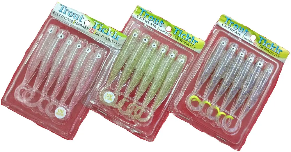 Marker 54 Trout Ticklr Soft Lures - 6 Pc. 1