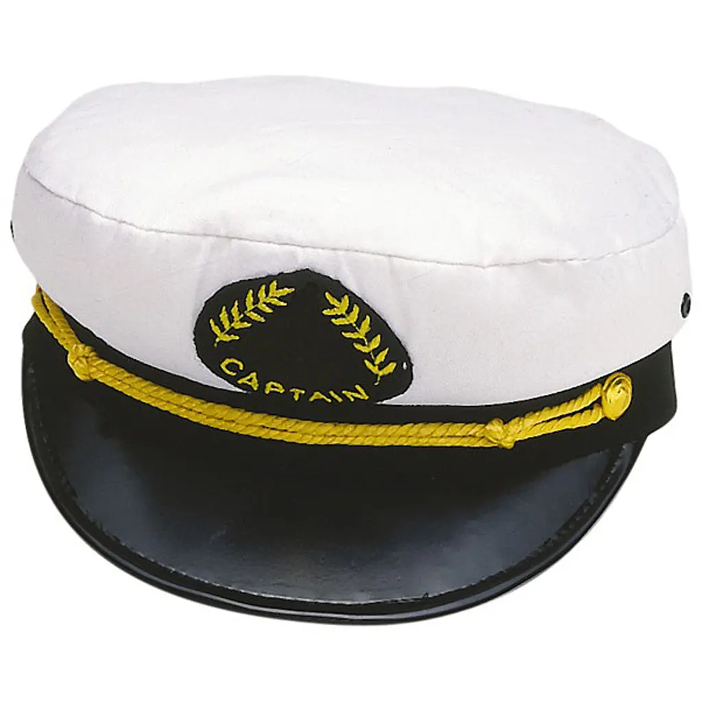 Nauticalia Size 56Cm White Captain Hat 1